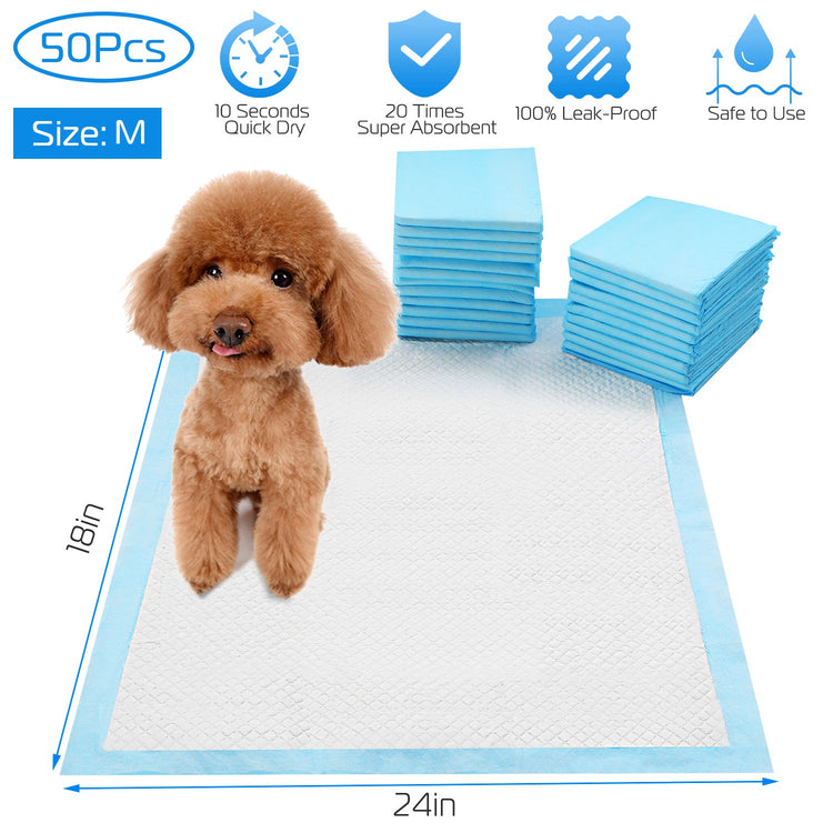 50Pcs Dog Training Pads for Puppies