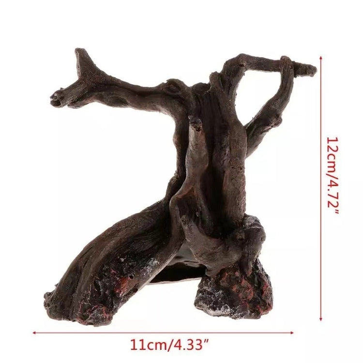 Fish Tank Submerged Wood Shrimp Decor