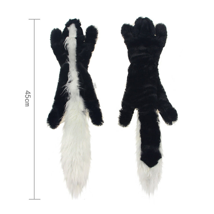 Animal Skin Plush Sounding Pet Toy