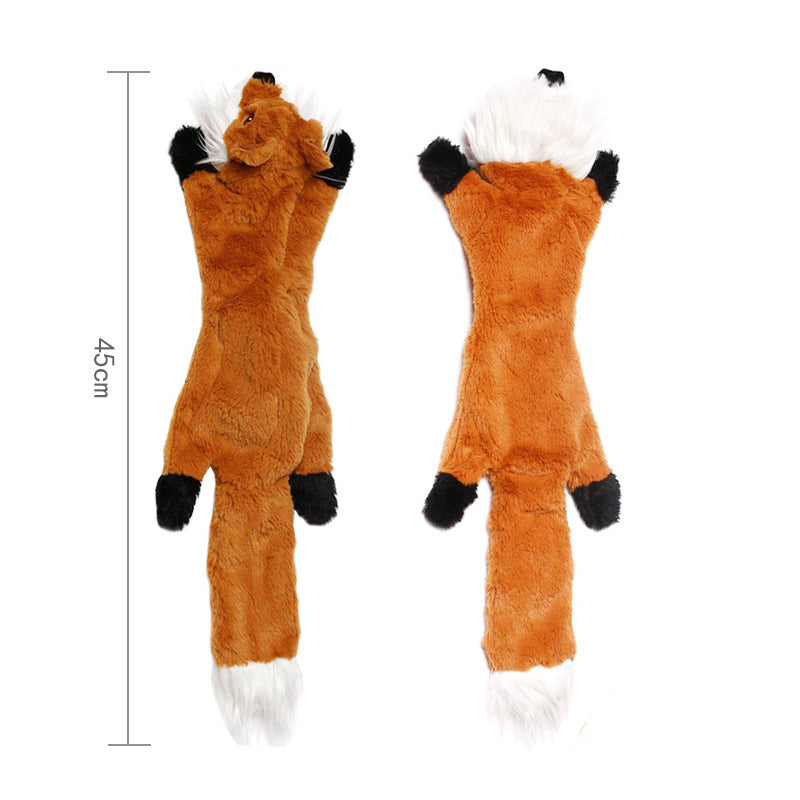 Animal Skin Plush Sounding Pet Toy