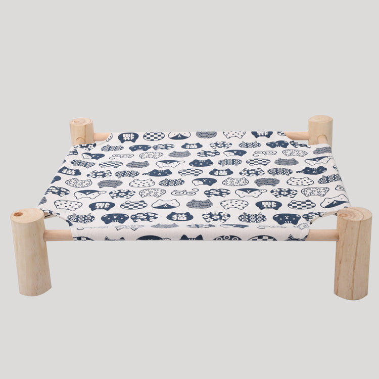 Removable Washable Solid Wood Pet Dog Be