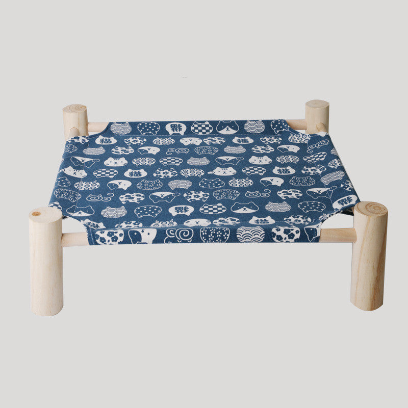 Removable Washable Solid Wood Pet Dog Be