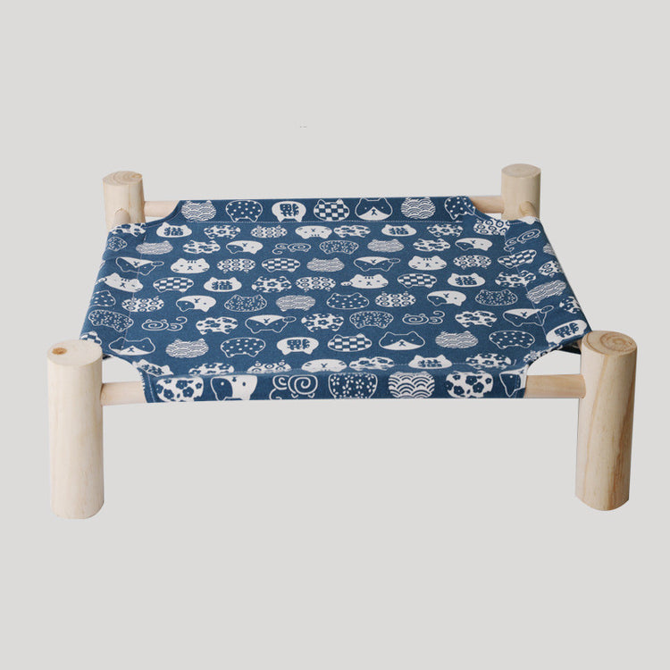 Removable Washable Solid Wood Pet Dog Be