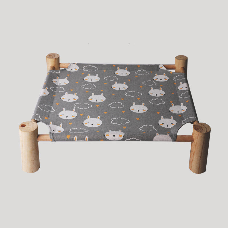 Removable Washable Solid Wood Pet Dog Be