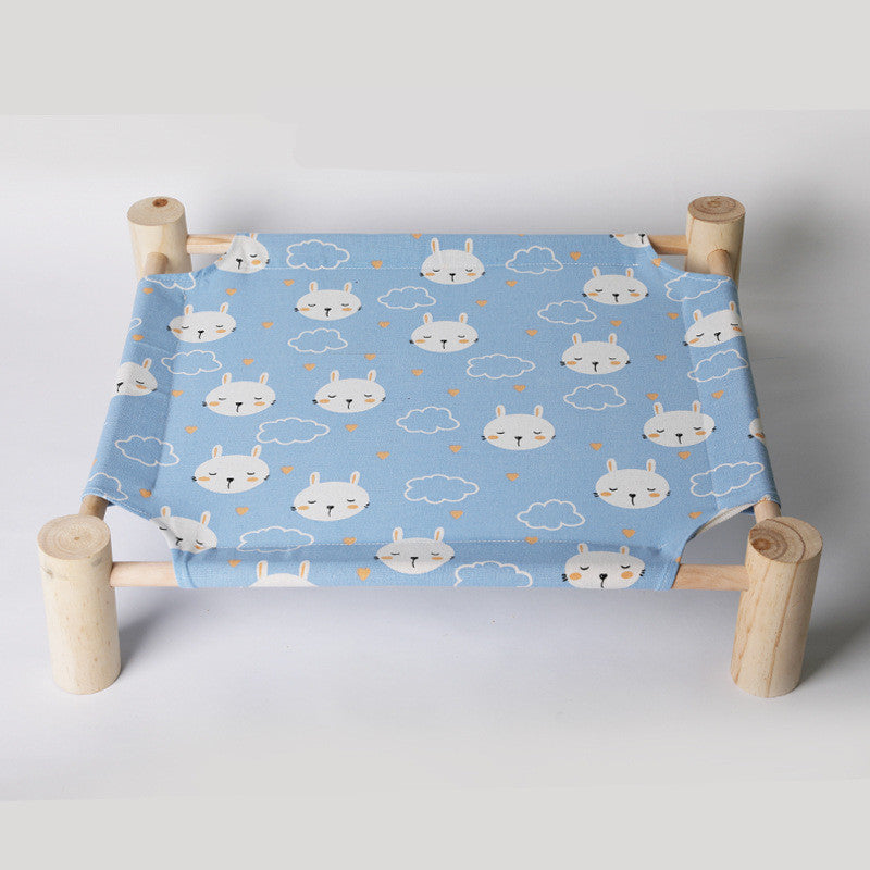 Removable Washable Solid Wood Pet Dog Be