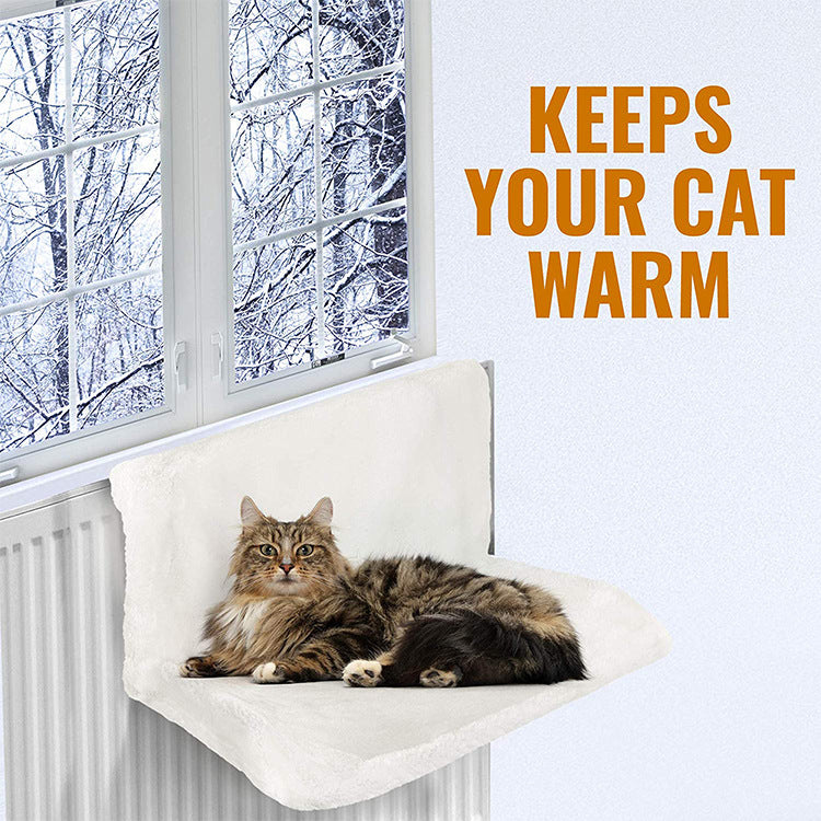 Iron Frame Cat Bed Hammock Radiator Bed