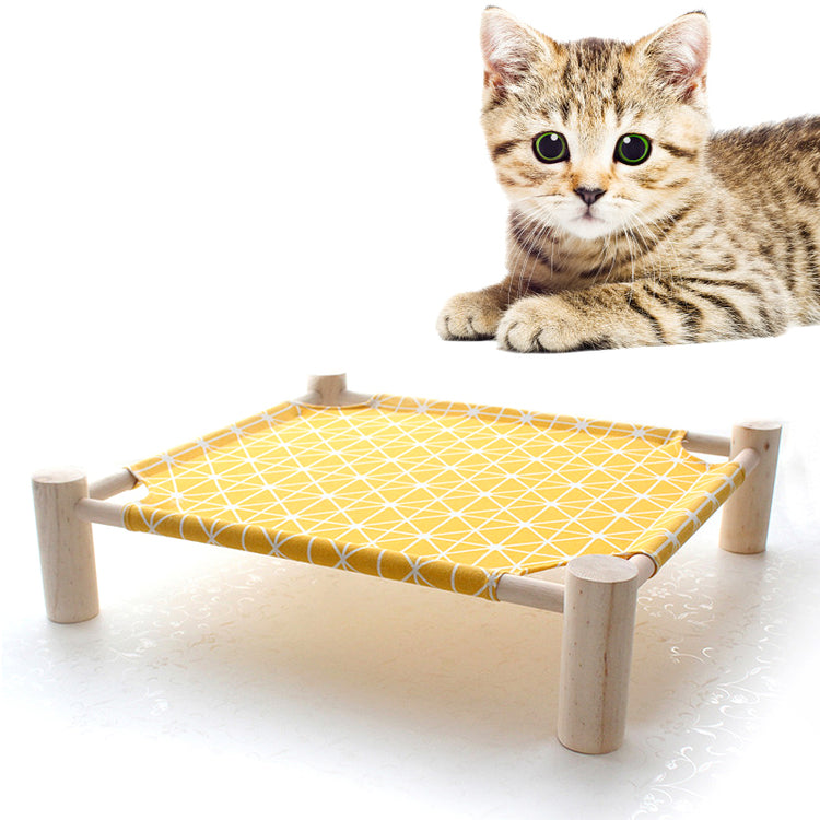 Removable Washable Solid Wood Pet Dog Be