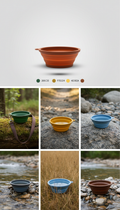 Collapsible Travel Bowl with Clip