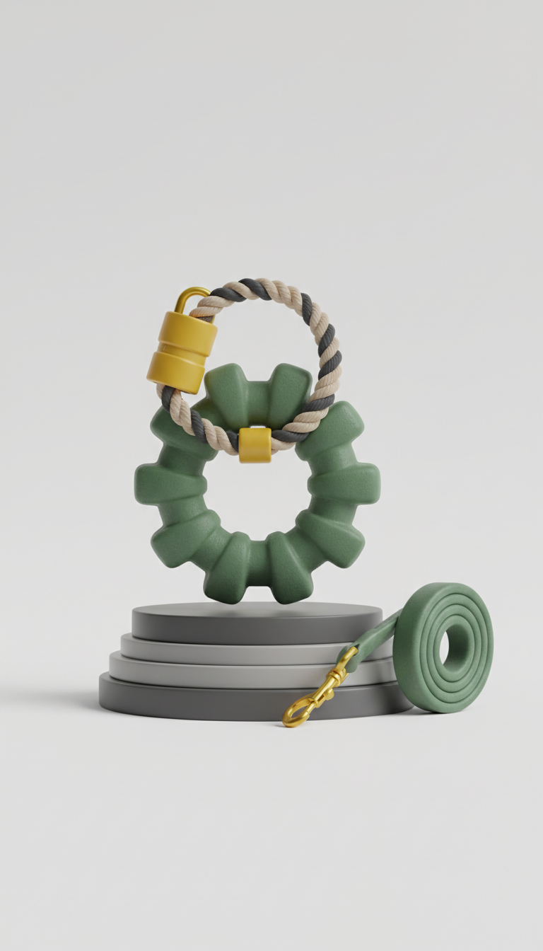 Reinforced Rubber Chew Toy