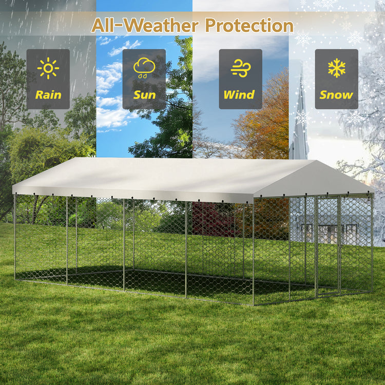 10x20 FT Large Outdoor Dog Kennel