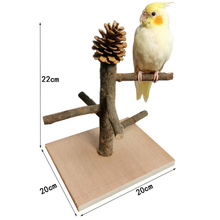 Solid Wood Parrot Training Bird Stand