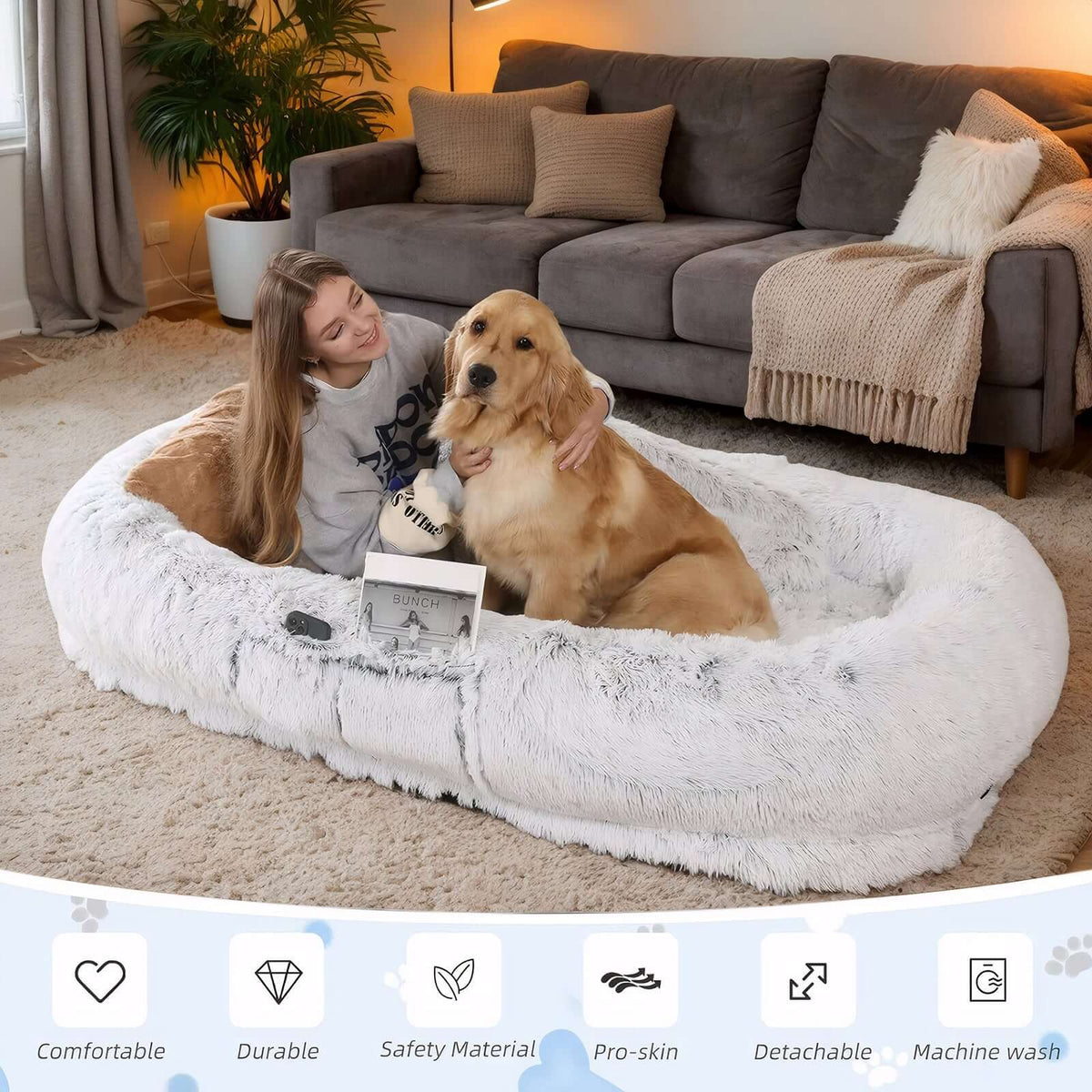Human Dog Bed for People & Pets