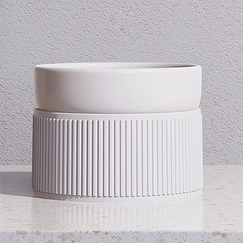 Ceramic Cat Bowl for Food & Water