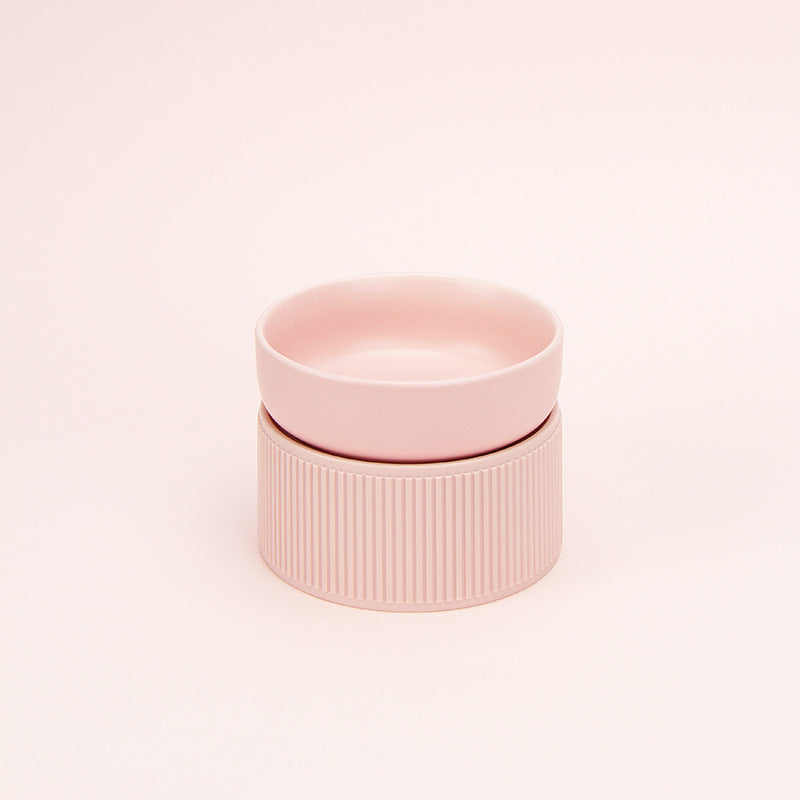 Ceramic Cat Bowl for Food & Water