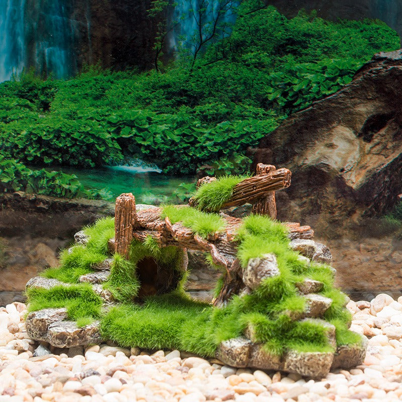 Resin Aquarium Landscape Stone Decoration