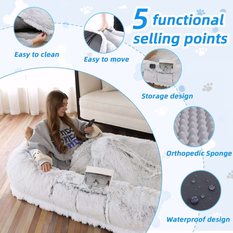 Human Dog Bed for People & Pets