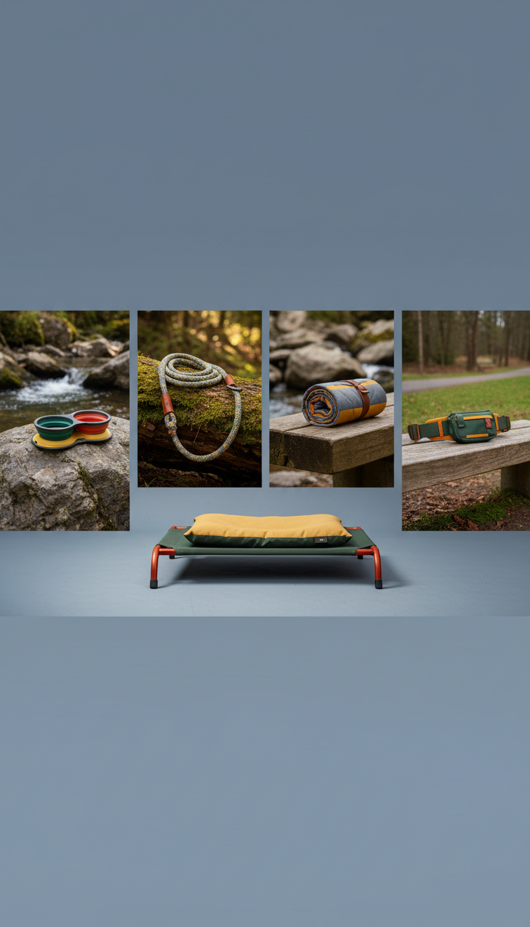 Reinforced Outdoor Dog Bed with Waterproof Base