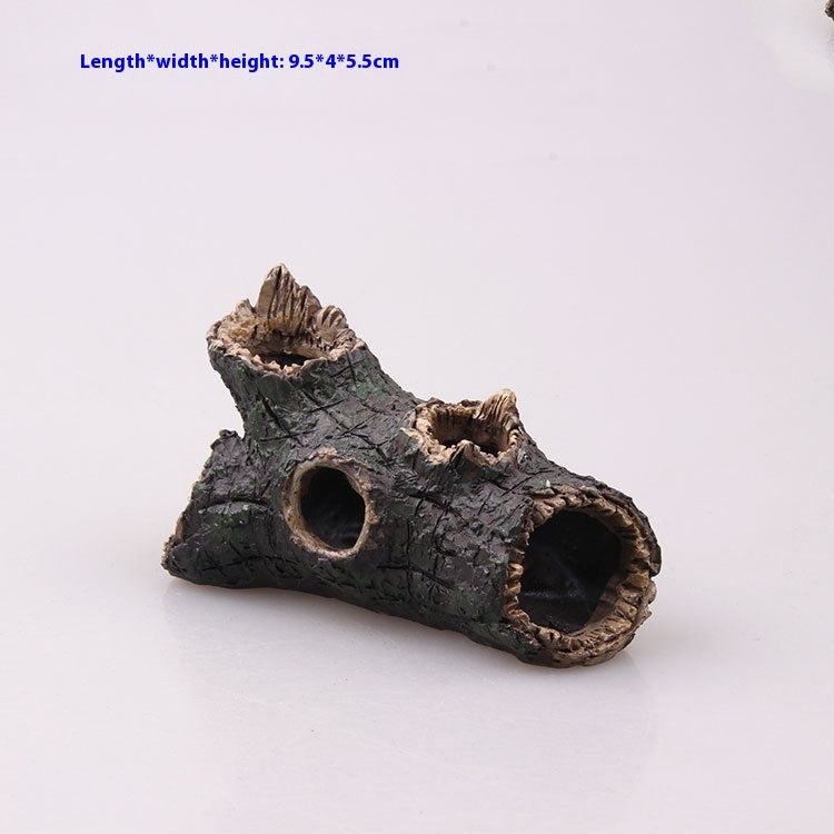 Fish Tank Submerged Wood Shrimp Decor