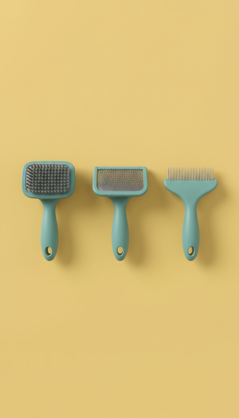 Ergonomic Grooming Brush Kit