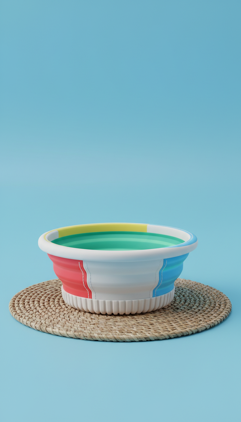 Collapsible Silicone Travel Bowl