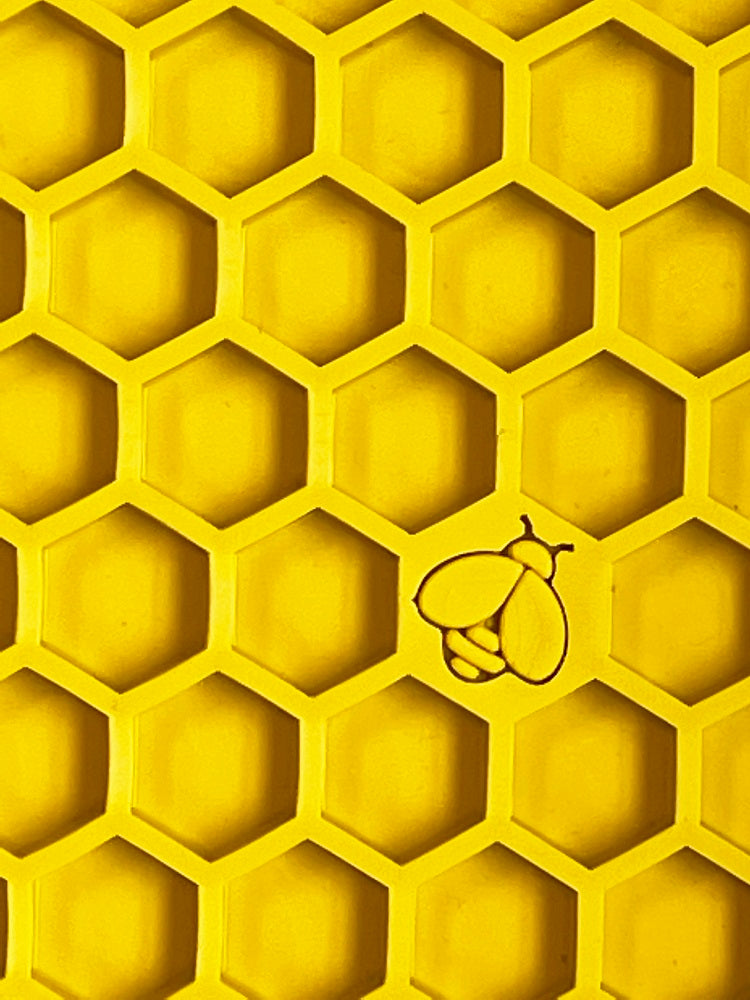 SodaPup Honeycomb eMat Enrichment Lick Mat for Dogs and Cats