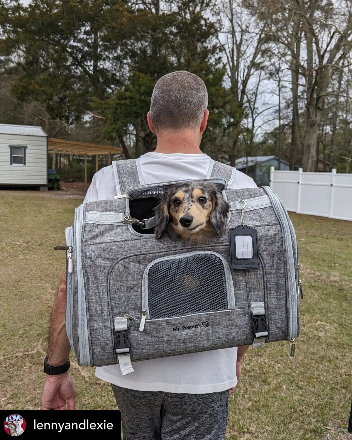 Mr. Peanut’s Monterey Horizontal Backpack Pet Carrier