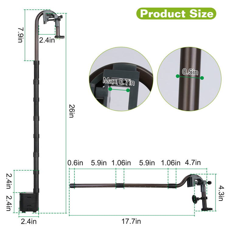 600L/H aquarium canister filter