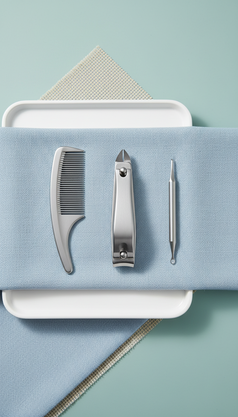 Ergonomic Stainless Steel Grooming Kit