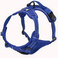 Adjustable No-Pull Dog Harness Reflective Pup Vest Harnesses Comfortable Control Brilliant Colors Truelove Tlh5651(Royal Blue,L) | Front Clip, No-Choke, Soft Padded, Control Handle, anti Escape, Dog Car Harness, Walking and Training, Escape Proof, TLH5651