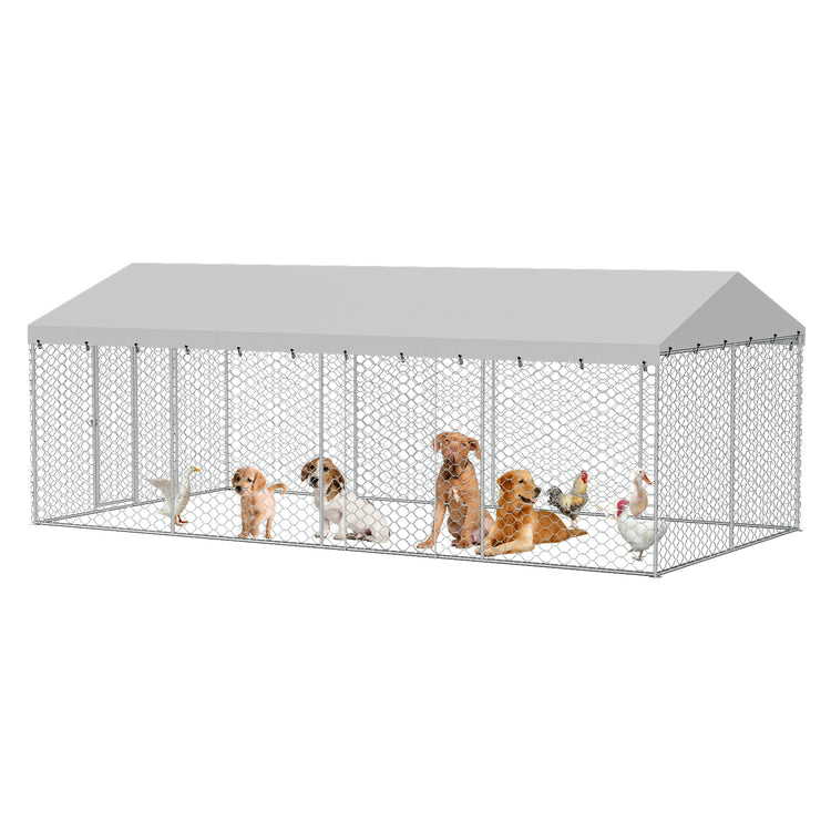 10x20 FT Large Outdoor Dog Kennel