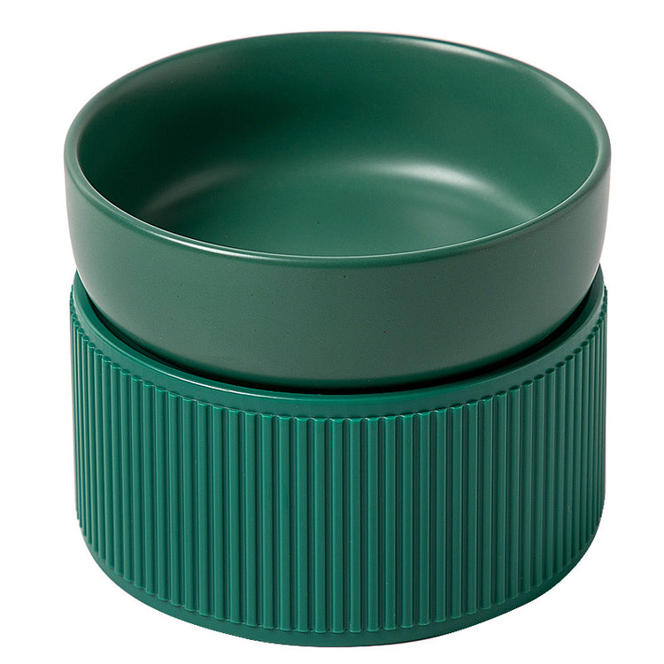 Ceramic Cat Bowl for Food & Water