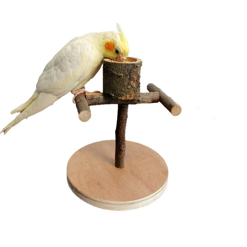 Solid Wood Parrot Training Bird Stand