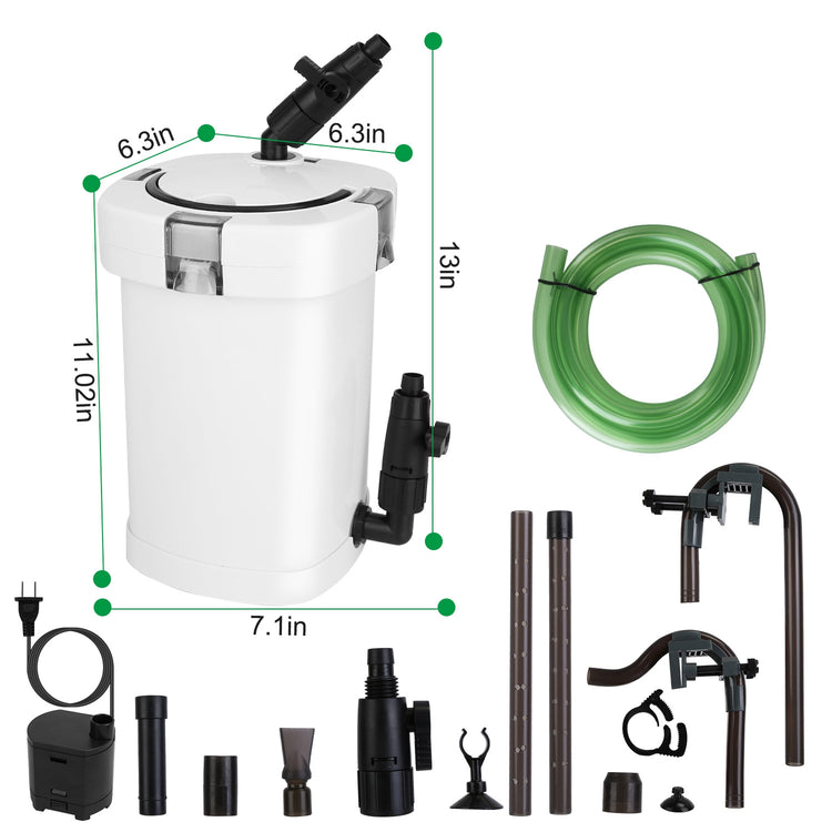 600L/H aquarium canister filter
