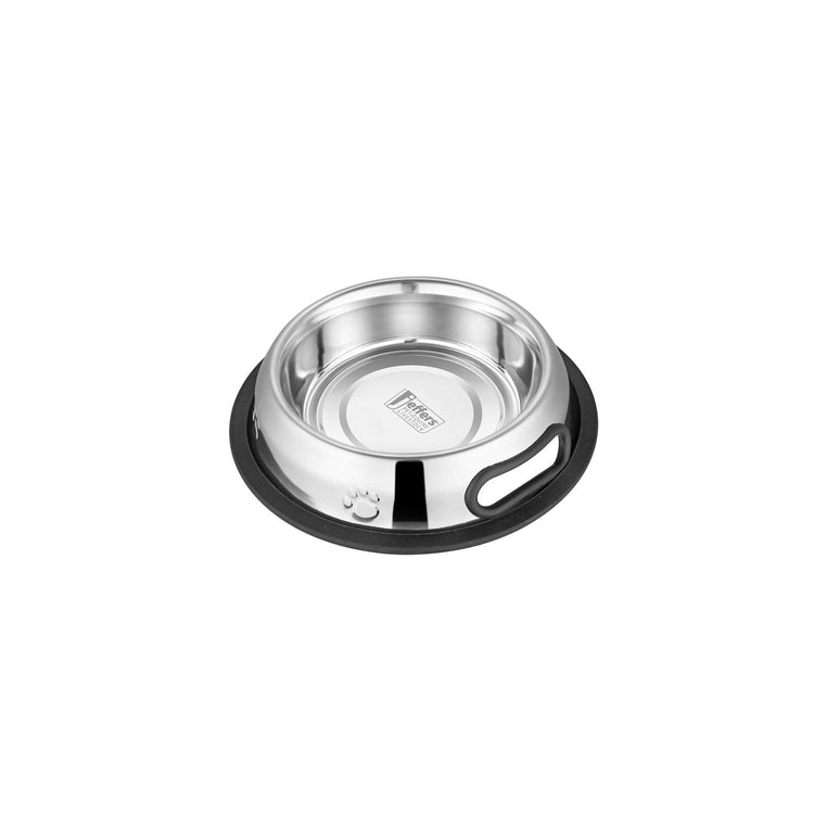 Jeffers Embossed No-Tip Stainless Steel Food & Water Bowls