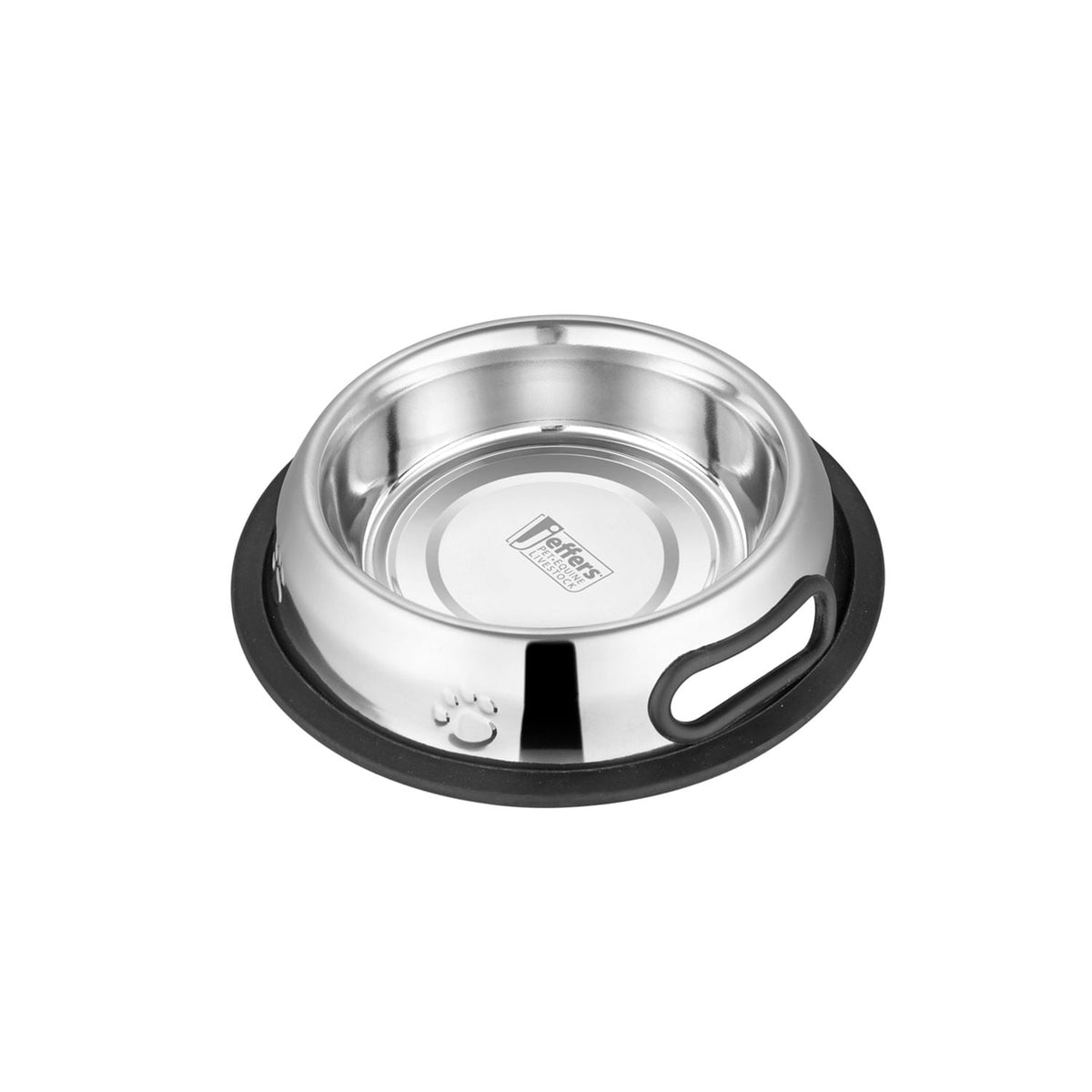 Jeffers Embossed No-Tip Stainless Steel Food & Water Bowls
