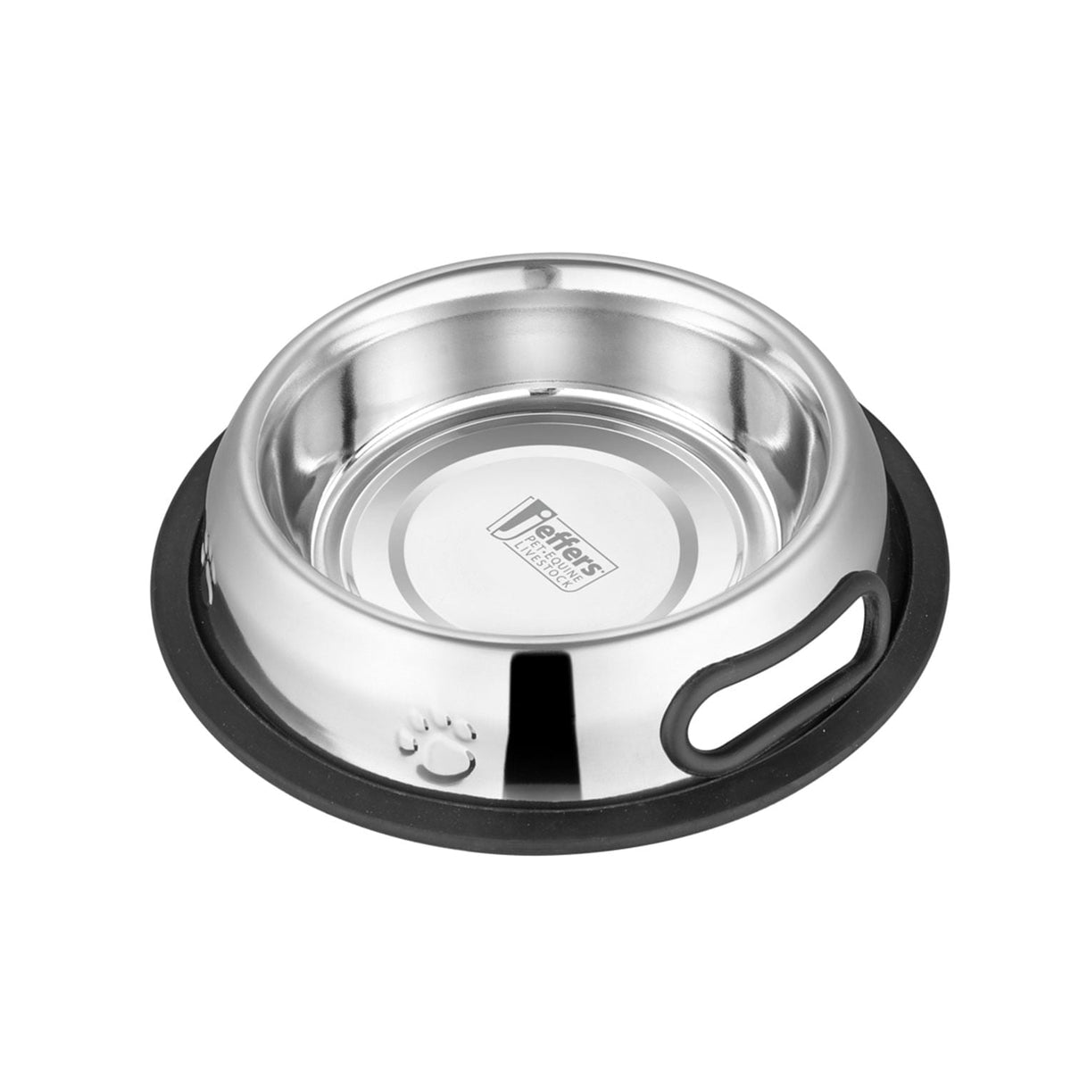 Jeffers Embossed No-Tip Stainless Steel Food & Water Bowls