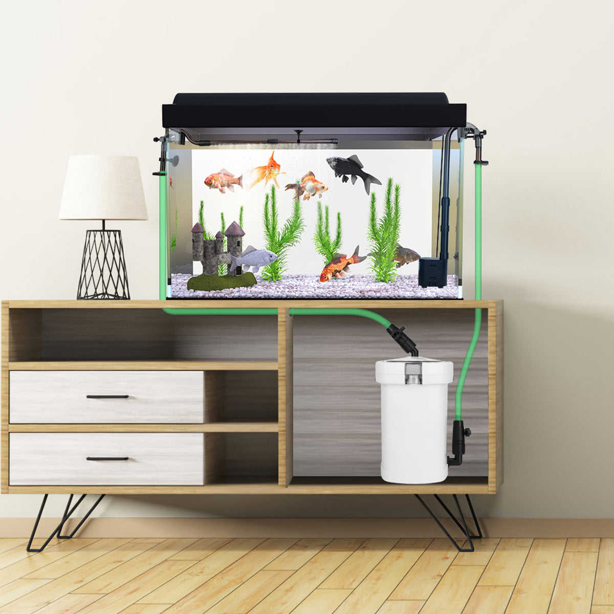 600L/H aquarium canister filter