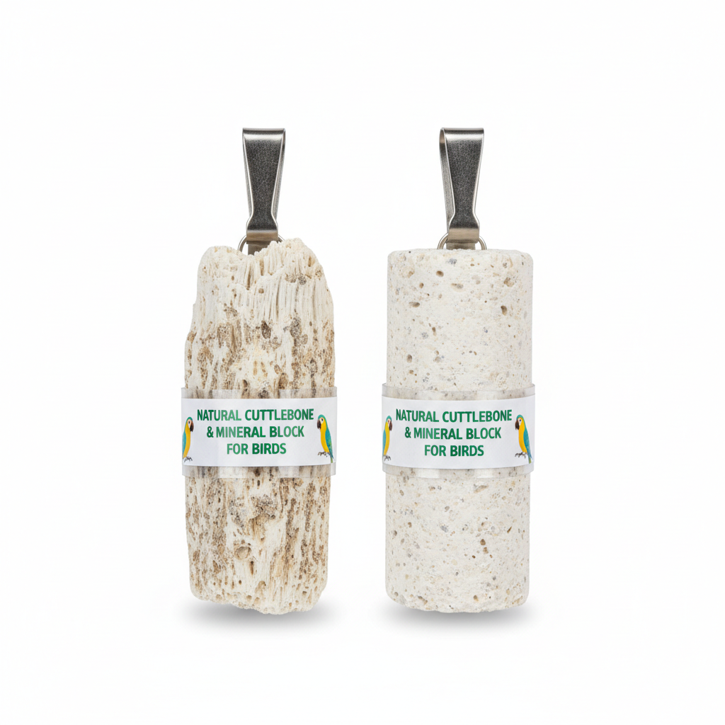 Cuttlebone & Mineral Block Pack for Birds