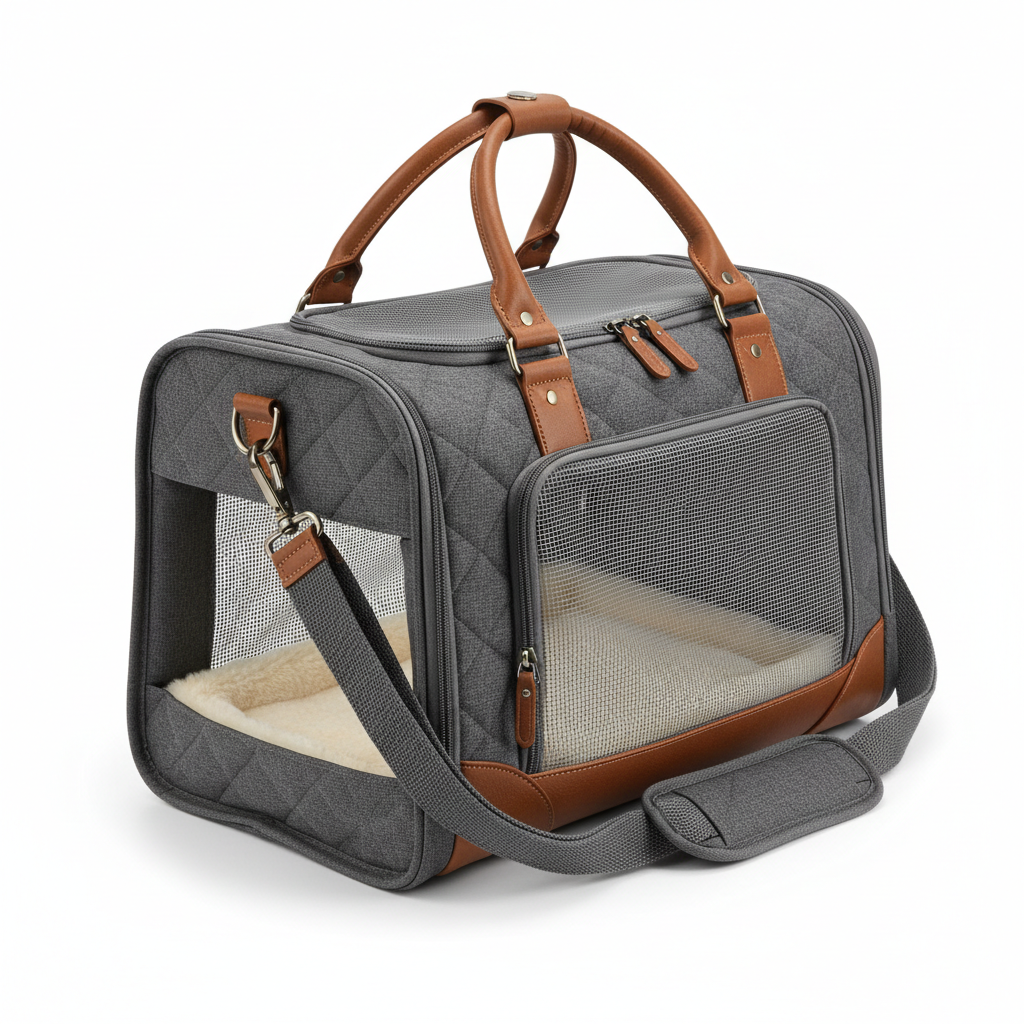 Soft-Sided Cat Carrier & Travel Bag