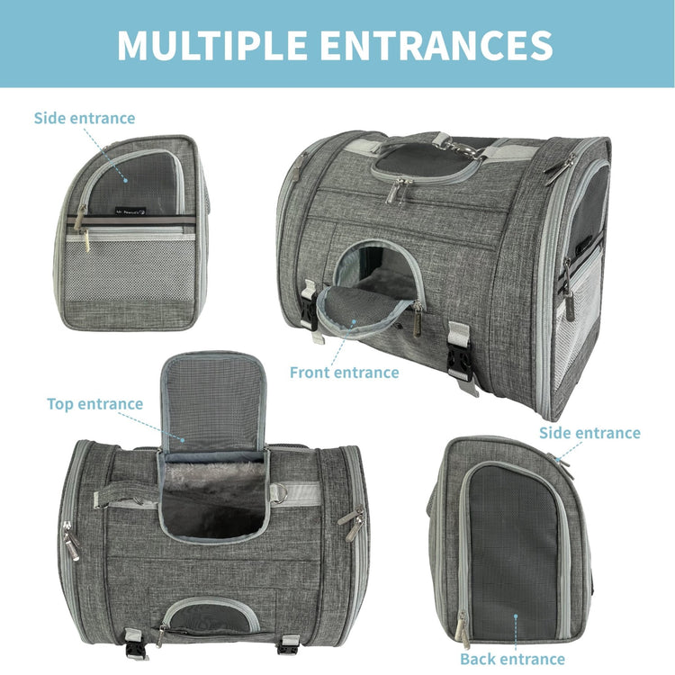 Mr. Peanut’s Monterey Horizontal Backpack Pet Carrier