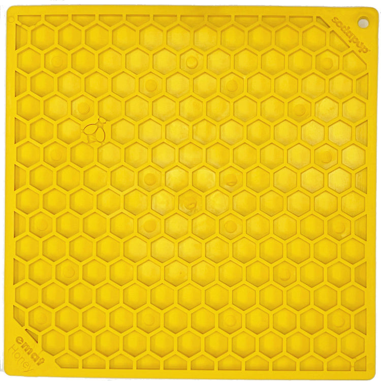 SodaPup Honeycomb eMat Enrichment Lick Mat for Dogs and Cats